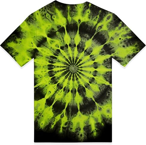 Unisex Tie Dye T-Shirt Short Sleeve Novelty Crewneck Tee for Men Women in Saudi Arabia