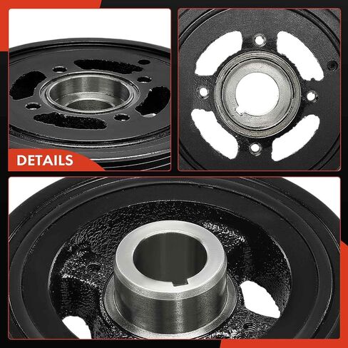 A-Premium Engine Harmonic Balancer Crankshaft Pulley Compatible with Subaru Legacy, AWD Only in Saudi Arabia