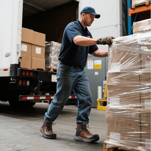 Nortiv 8 مقاومة للماء أحذية عمل مركبة للأصابع القضائية للرجال-أحذية أمان خفيفة الوزن ASTM F2412-24 و ASTM F2913-24 للأمان للمستودعات والبناء ، Vaporguard-Nano in Kuwait