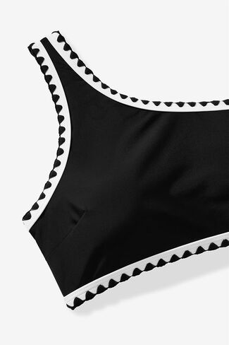 MOOSLOVER Women Bikini Sets One Shoulder High Waisted Swimsuit Whip Stitch 2 Piece Bathing Suits in Saudi Arabia