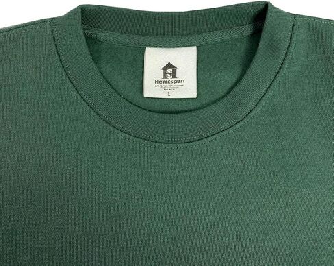 Homespun Ultra Soft 3-End Ringspun Cotton/Poly Fleece Crewneck Sweatshirts in Kuwait