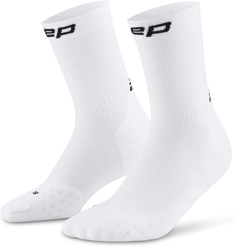 CEP Core Run 5.0 Mid Cut Crew Compression Socks للرجال والنساء - الأداء الجوارب الجوارب مع الوقاية من نفطة in Kuwait