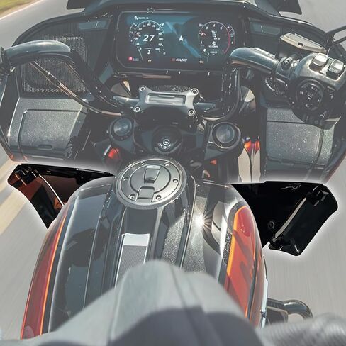 XMT-MOTO SIDE WINGS AIR DEFLECTORICTION FAIRING FIT FOR HARLEY 2024-2025 CVO ROAD GLIDE ST FLTRXSTSE ، 2024-2025 ROAD GLIDE FLTRX ، 2023-2025 CVO ROAD GLIDE FLTRXSE in Kuwait