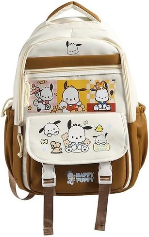 حقيبة كتف Kawaii اللطيفة ، محفظة Y2K Cutecore الجمالية الجرونج Coquette Harajuku 2000s Bookbag Daily Heaking (Pink) in Saudi Arabia