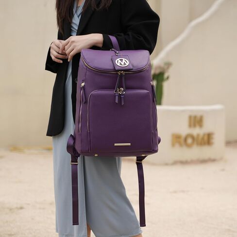 مجموعة حقيبة الظهر MKF Collection for Women Vegan Leather Leather Toponle Ladies Fashion Fashion Bag-Daypack by Mia K in Kuwait