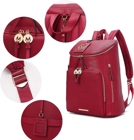 مجموعة حقيبة الظهر MKF Collection for Women Vegan Leather Leather Toponle Ladies Fashion Fashion Bag-Daypack by Mia K in Kuwait