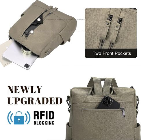 حقيبة يد حقيبة على ظهر حقيبة ظهر للنساء: Fashion Ladies Convertible Propack Counter Counter Counter Counter Counter For Travel in Kuwait