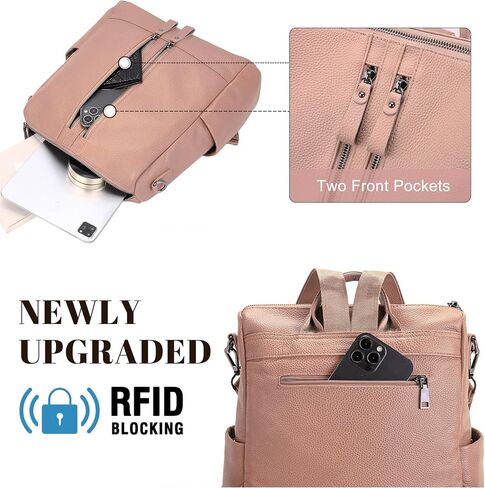 حقيبة يد حقيبة على ظهر حقيبة ظهر للنساء: Fashion Ladies Convertible Propack Counter Counter Counter Counter Counter For Travel in Kuwait