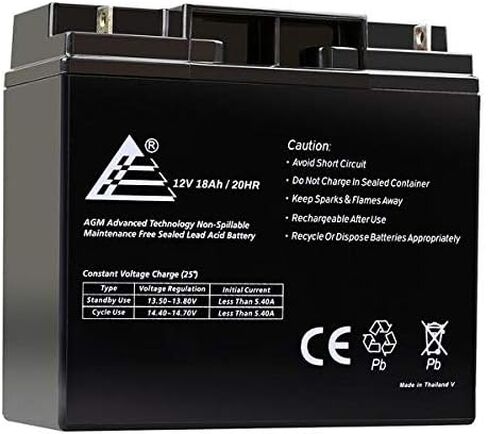 12V 18AH AGM Lead Acid Battery Power in Saudi Arabia