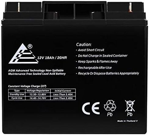 12V 18AH AGM Lead Acid Battery Power in Saudi Arabia