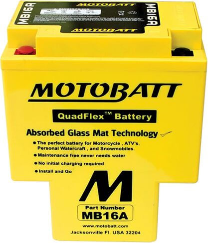 Motobatt MB16A 17.5AH بطارية ، MB16A in Saudi Arabia