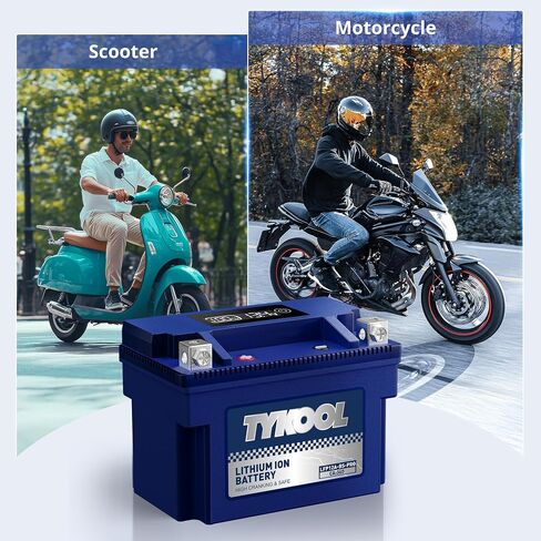 YT12A-BS 360CCA ، 3x cranking amps ، 5x Life ، بطارية دراجة نارية LifePo4 عالية الأداء ، تناسب 1000cc Aprillia و Suzuki ، Husqvarna 701 Vitpilen ، KTM Adventure و Duke ، People GT Scooter in Kuwait