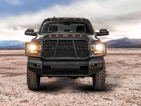 Husky Liners Aeroskin Lightshield Pro | يناسب 2015-2020 فورد F-150 | انحراف انحراف منخفض/درع الأخطاء 1 pc.black | 2820096 in Saudi Arabia