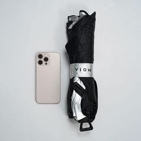 VION TESLA MODEL 3/Y Windshield Sunshade - Layer Dual -Layer Full Blackout ، نمط المظلة ، إطار غير مرئي ، ملاءمة دقيقة ، تخزين سهل - يناسب كل طراز Y و Model 3 - 2025 إصدار ترقيته in Kuwait