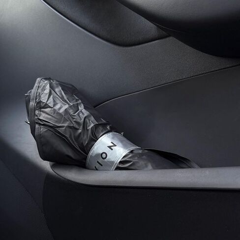 VION TESLA MODEL 3/Y Windshield Sunshade - Layer Dual -Layer Full Blackout ، نمط المظلة ، إطار غير مرئي ، ملاءمة دقيقة ، تخزين سهل - يناسب كل طراز Y و Model 3 - 2025 إصدار ترقيته in Kuwait