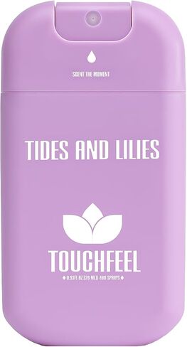 Power Mist Hand Sanitizer Spray, Scented Hydrating Hand Sanitizers Travel Size Refillable, Pocket Portable 1-Pack (Tides and Lilies) 0.93Fl Oz 460-Sprays Each in Kuwait