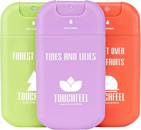 Power Mist Hand Sanitizer Spray, Scented Hydrating Hand Sanitizers Travel Size Refillable, Pocket Portable 1-Pack (Tides and Lilies) 0.93Fl Oz 460-Sprays Each in Kuwait