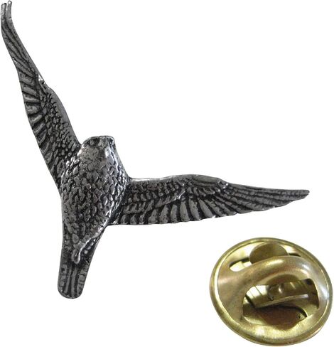 Kiola تصمم Falcon Hawk Bird Lapel Pin in Kuwait