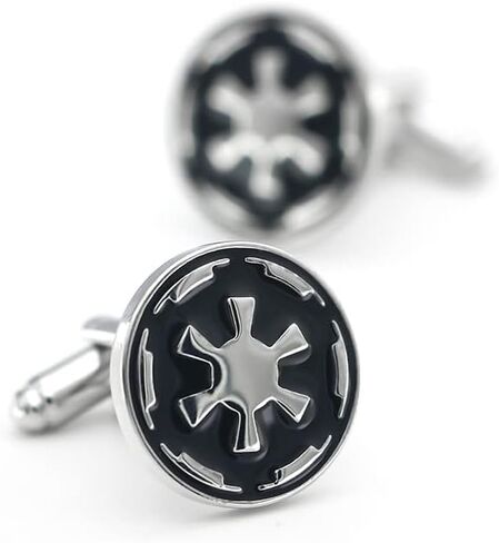 Igame Movie Star Cuff Links War Film Symbol Design Vintage Cufflinks مع صندوق هدايا in Kuwait