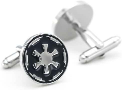 Igame Movie Star Cuff Links War Film Symbol Design Vintage Cufflinks مع صندوق هدايا in Kuwait