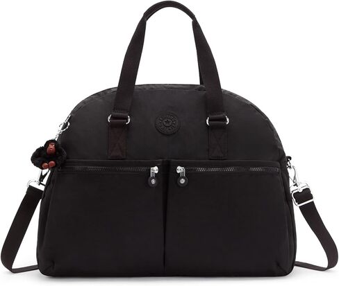 Kipling Women's Eugina Satchel ، حزام كتف مصنوع يدويًا ، جيوب خارجية ، كيس واقية من النايلون in Saudi Arabia