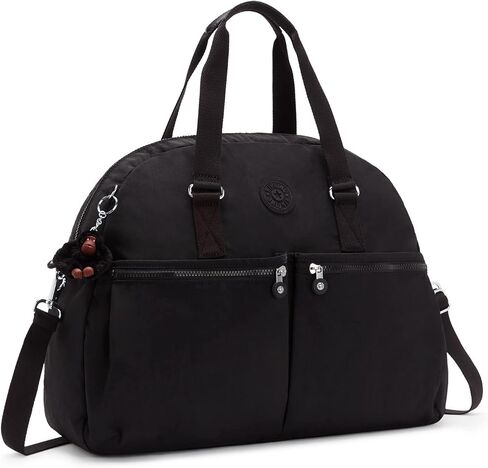 Kipling Women's Eugina Satchel ، حزام كتف مصنوع يدويًا ، جيوب خارجية ، كيس واقية من النايلون in Saudi Arabia
