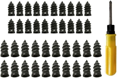 20/40pcs إصلاح الإطارات الأظافر المطاطية مع مفك البراغي ، إصلاح ثقب السيارة الخدمة لسيارة الدراجات النارية in Saudi Arabia