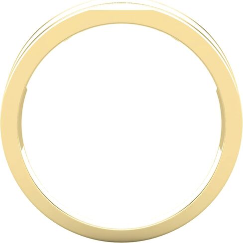 Dazzlingrock Collection 0.25 Carat (ctw) Round White Diamond Mens Channel Set Solid Ring Comfort Fit Wedding Band 1/4 CT, Available in 10K/14K/18K Gold & 925 Sterling Silver in Saudi Arabia