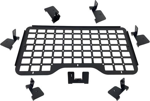 HIGH FLYING Car Accessories for Mercedes Benz G500 G63 G350 19-24 Molle Panel Tailgate Foldable Table Cargo Shelf Storage Cargo Rack Rear Door Camping Luggage Holder Carrier (Table+ Window Panel) in Saudi Arabia
