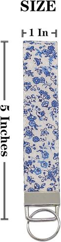 LNKRE Jewelry Wrist Wrist Lanyard للمفاتيح ، Womens Wristlet -keychain Holder Cotton Hand Bracelet Lanyard لمحفظة الهاتف in Kuwait