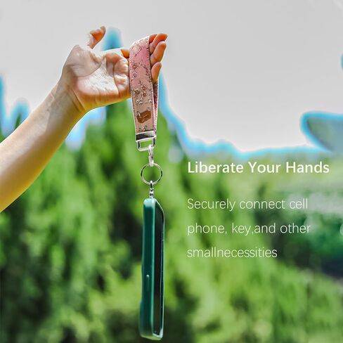 LNKRE Jewelry Wrist Wrist Lanyard للمفاتيح ، Womens Wristlet -keychain Holder Cotton Hand Bracelet Lanyard لمحفظة الهاتف in Kuwait