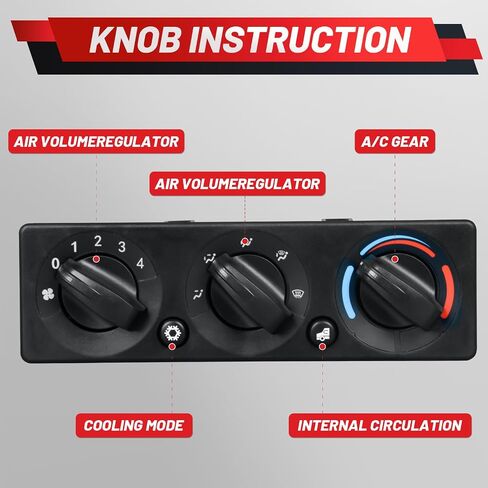 Upgraded AC Heater Climate Control Module Compatible with Peterbilt Trucks 337 348 389 Replaces Q21-6119 in Saudi Arabia