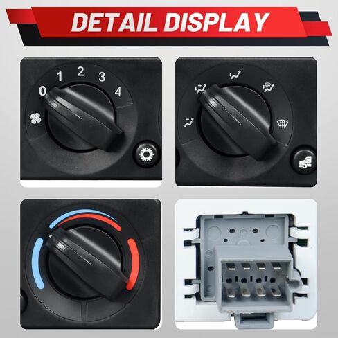 Upgraded AC Heater Climate Control Module Compatible with Peterbilt Trucks 337 348 389 Replaces Q21-6119 in Saudi Arabia