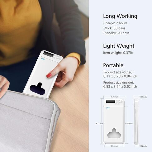 Cell Phone Lock Box with Timer,Portable Timed Phone Lock Box for iPhone and Android Phones, Self-Control Timer Phone Locker to Help Kids,Students, Adults Focus Back, Mobile Phone Addiction in Saudi Arabia