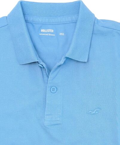Hollister California Men Flex Pique Pique Shirt Hom-3 in Kuwait