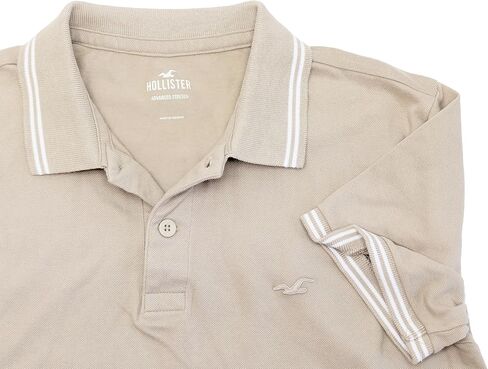 Hollister California Men's Advanced Flex Pique Polo Shirt HOM-3 in Saudi Arabia