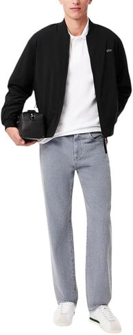 Lacoste Men الأصلي L.12.12 فضفاضة الملاءمة البولو Green Croc in Saudi Arabia