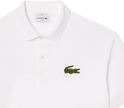 Lacoste Men الأصلي L.12.12 فضفاضة الملاءمة البولو Green Croc in Saudi Arabia