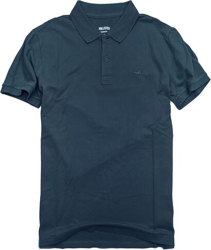 Hollister California Men Flex Pique Pique Shirt Hom-3 in Kuwait