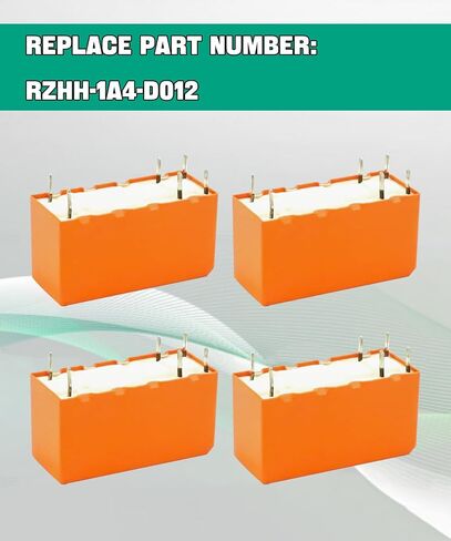 4pcs RZHH-1A4-D012 RELAY 12VDC 16A 250VAC 6 COIL DPDT PCB RELAY in Saudi Arabia