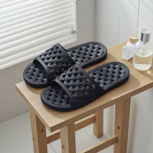 Shower Shoes for Adult Comfortable and Soft Slippers Quick Dry Non-Slip with Drain Holes for Bathroom in Saudi Arabia