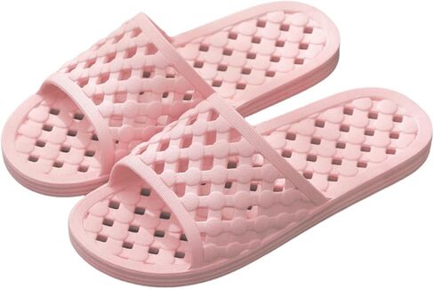 Shower Shoes for Adult Comfortable and Soft Slippers Quick Dry Non-Slip with Drain Holes for Bathroom in Saudi Arabia