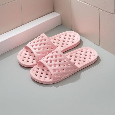 Shower Shoes for Adult Comfortable and Soft Slippers Quick Dry Non-Slip with Drain Holes for Bathroom in Saudi Arabia