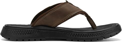 Mens Flip Flops Sandals Slippers Casual Leather Toe Ring Style Sandals for Mens Home in Kuwait