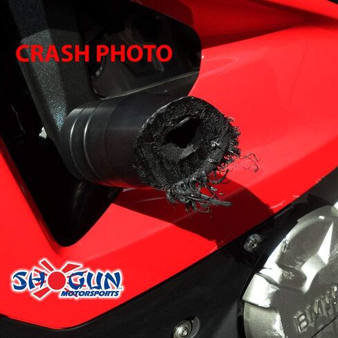 Shogun USA Made 2010 2011 S1000RR S1000 RR Black No Cut Frame Sliders 2012 2013 2014 S1000RR Cut Black (تعديلات الجسم مطلوبة) الإطار - 750-7739 in Kuwait