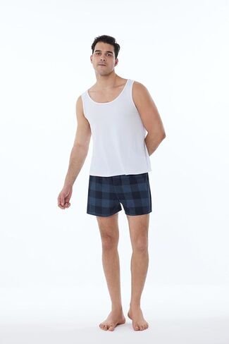 ملابس داخلية بوكسر رجالية 100% قطن مطبوعة منسوجة للرجال حزمة سراويل بوكسر in Kuwait