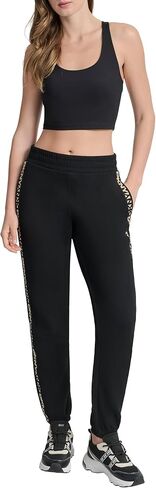 DKNY Women's Logo Tape Fleece Jogger Sweatpant in Saudi Arabia