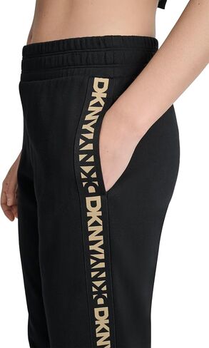 DKNY Women's Logo Tape Fleece Jogger Sweatpant in Saudi Arabia