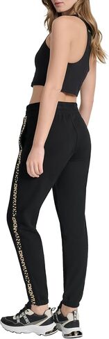DKNY Women's Logo Tape Fleece Jogger Sweatpant in Saudi Arabia