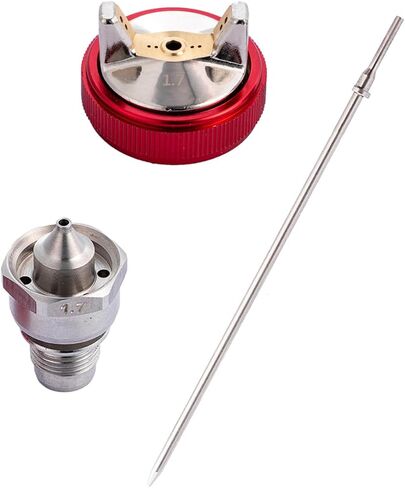 DAXINYANG Tools 1.5mm Needle, Nozzle, Air Cap Set for R500 LVLP Spray Gun, Nozzle Set for Gravity Feed Air Spray Gun in Saudi Arabia